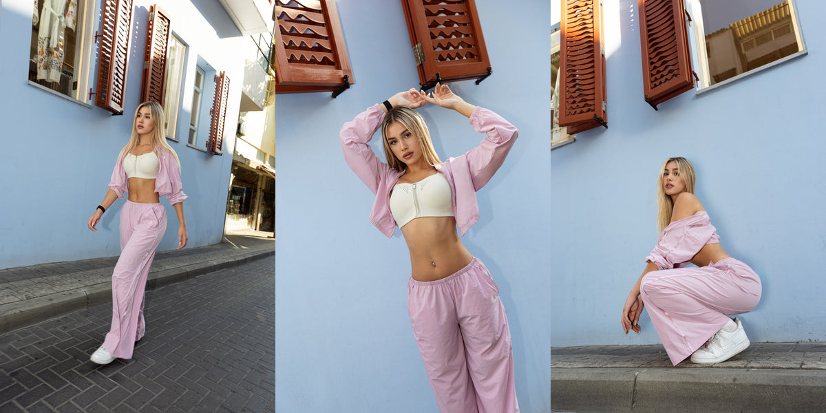 Collection No. 02 — Off-Duty Track Set in Light Pink